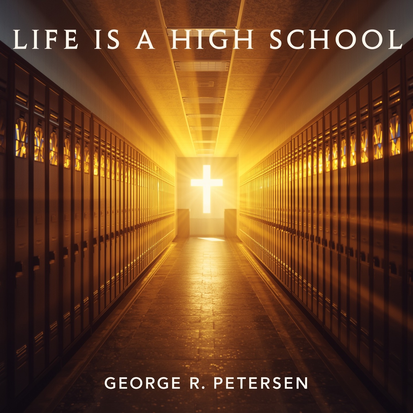 Life Is a High School album cover showing a sunlit school hallway